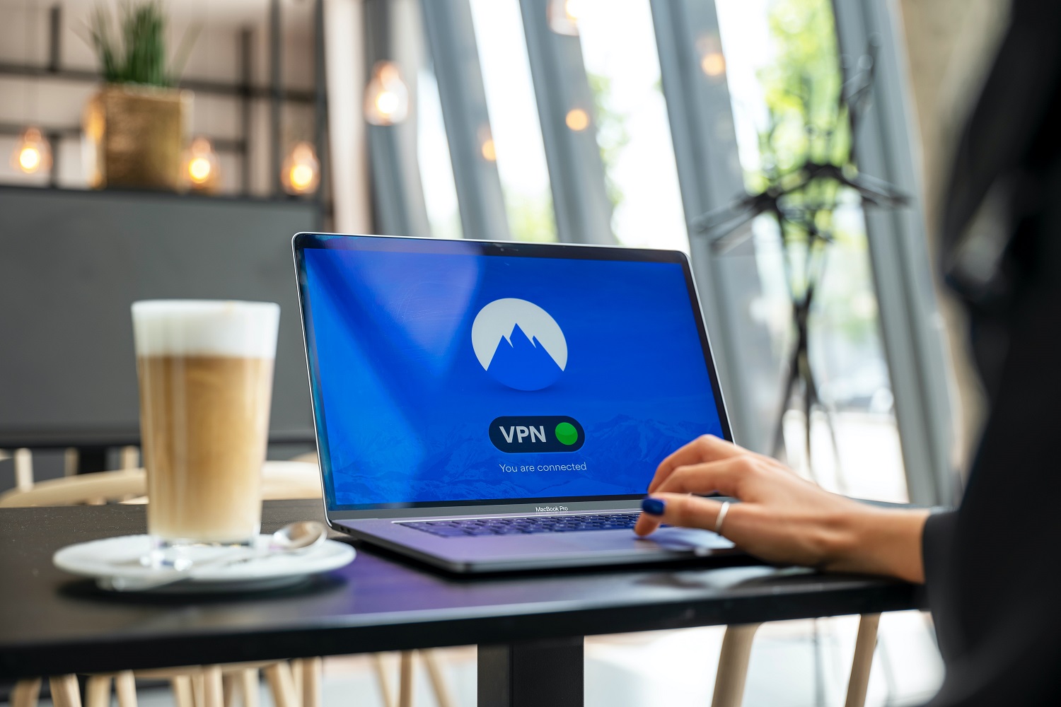 VPN on a laptop